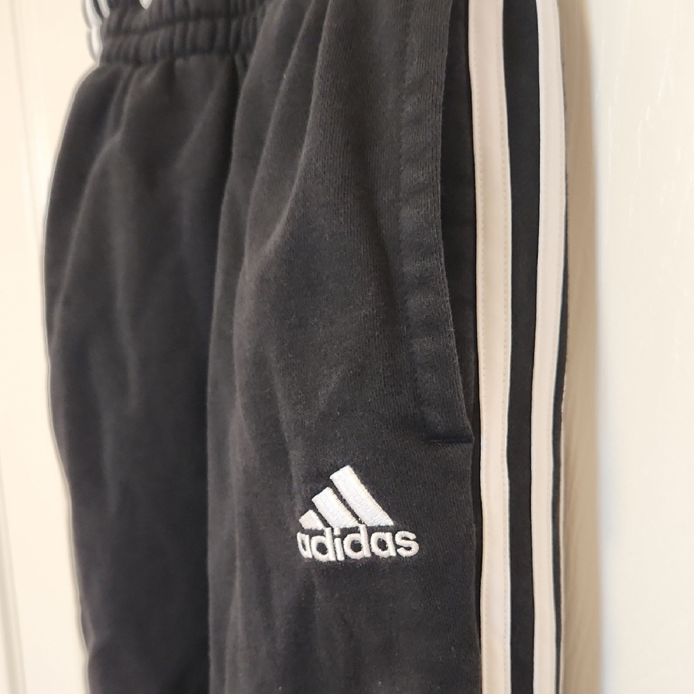 Adidas Kids Fleece Joggers Size 8 - Picture 2 of 6
